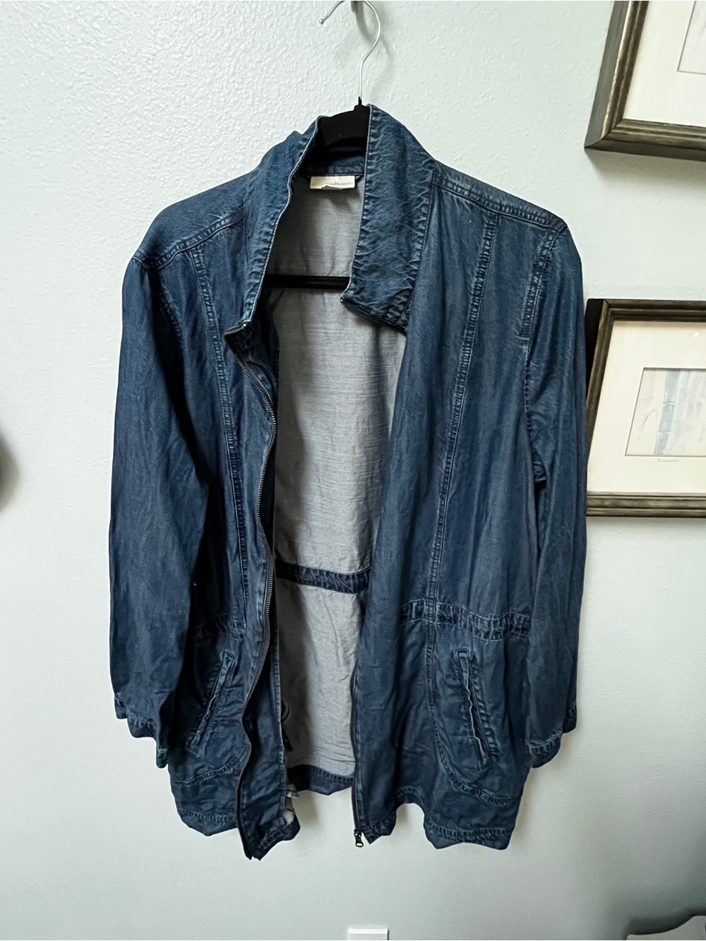 J. Jill Lightweight Navy Shirt Jacket